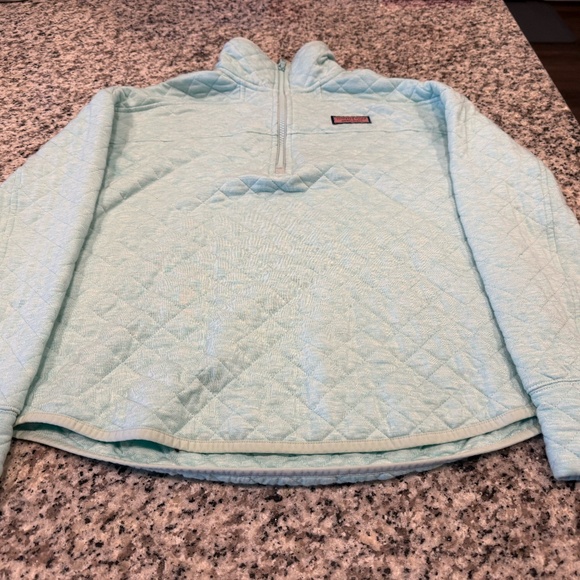 Vineyard Vines Women's Quilted Dreamcloth Shep Shirt Mint Blue - Small - Picture 1 of 7